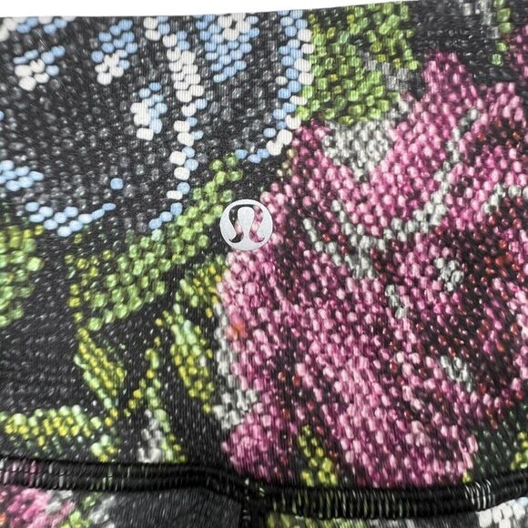 Lululemon Wunder Under Garden Party Floral Leggings Size 8 - Picture 5 of 6